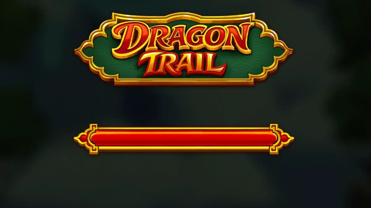 Tampilan visual slot Dragon Trail dengan naga emas dan latar belakang pagoda.