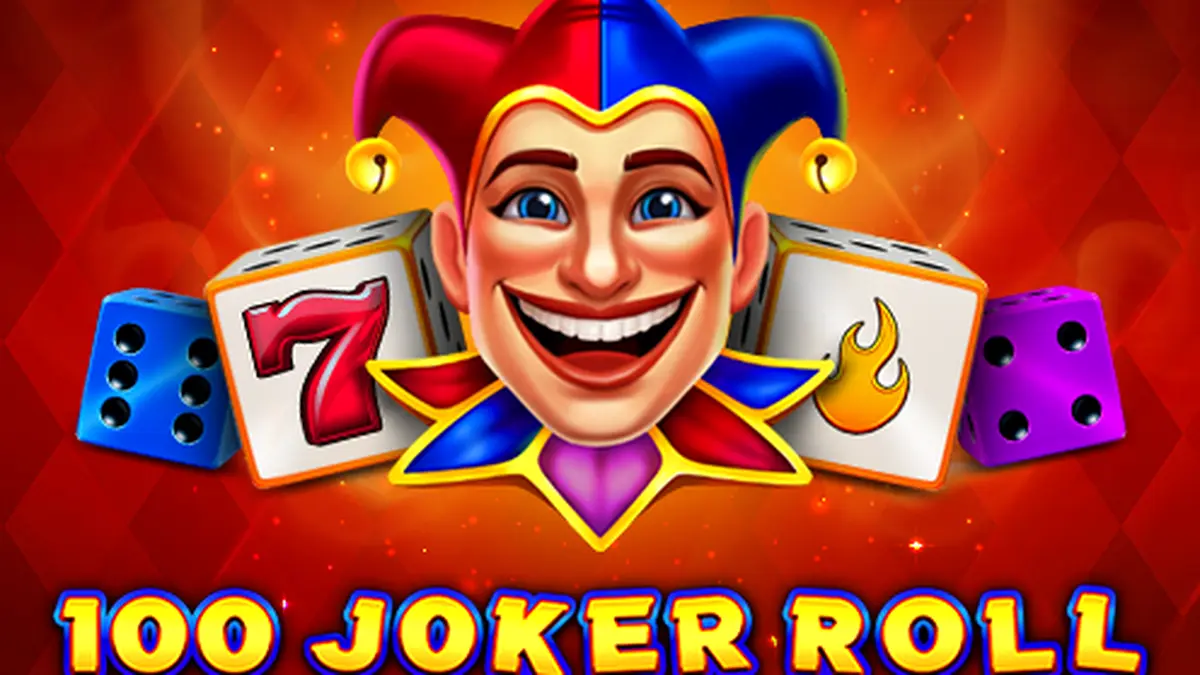 Tampilan visual mesin slot 100 Joker Roll